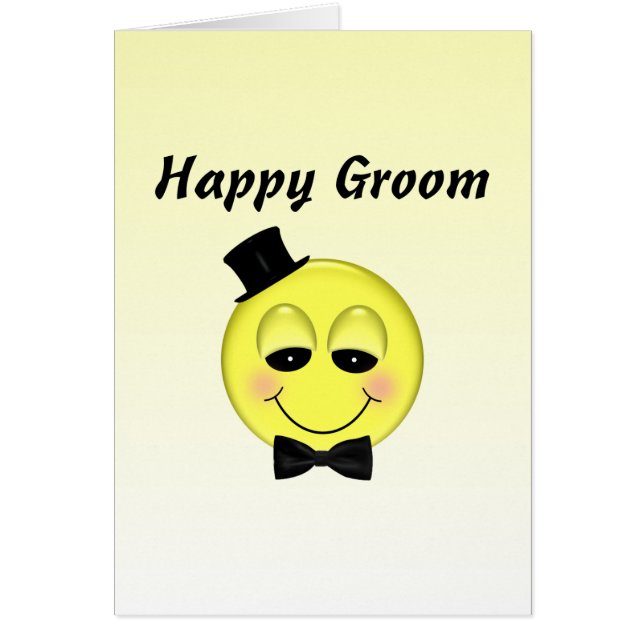 Happy Groom Cards (Front)