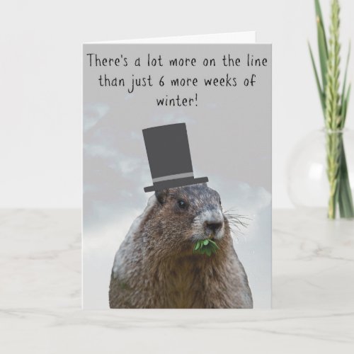 Happy Groundhog Day! Card Happy Groundhog Day! Card
