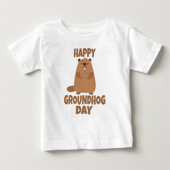 Happy Groundhog day Classic T-Shirt (Front)