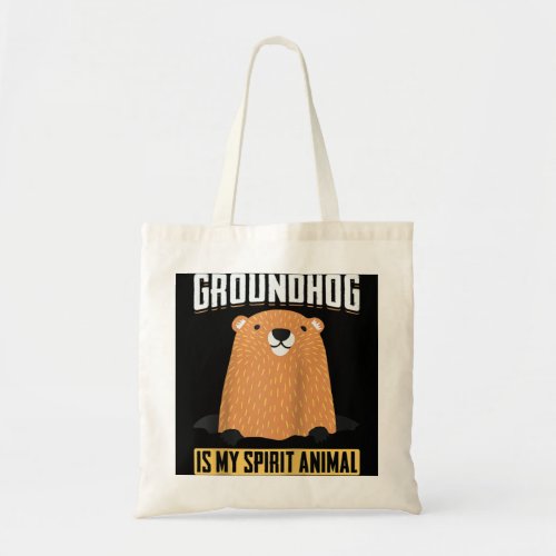 Happy Groundhog Day Cool Marmots Lover Humorous Gi Tote Bag