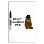 Happy Groundhog Day! Dry Erase Board