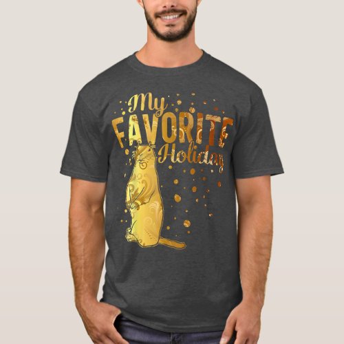 Happy Groundhog Day Favorite Holiday February 2nd  T_Shirt