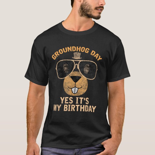 Happy Groundhog Day Lovers Costume Boys Girls Wome T-Shirt (Front)