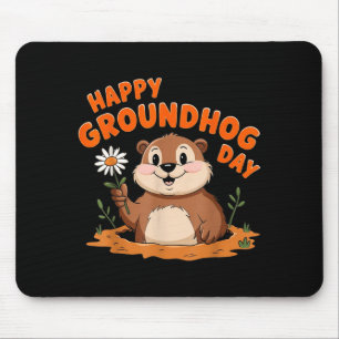 Happy Groundhog Day Matching Family Squad Mouse Pad