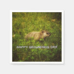 Happy Groundhog Day! napkins