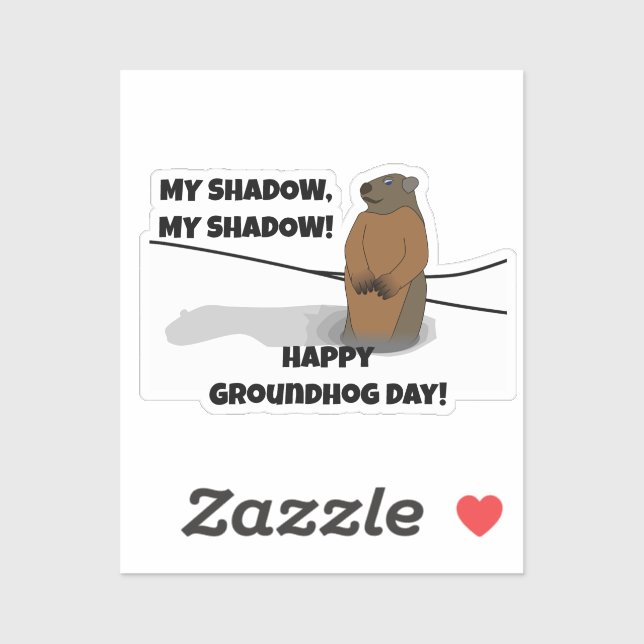 Happy Groundhog Day! Sticker (Sheet)