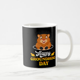 Happy Groundhog Day Whistlepig Animal Groundhog Ro Coffee Mug