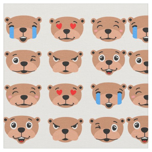 happy groundhogs day cute emoji kawaii fabric