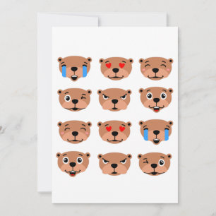 happy groundhogs day cute emoji kawaii invitation