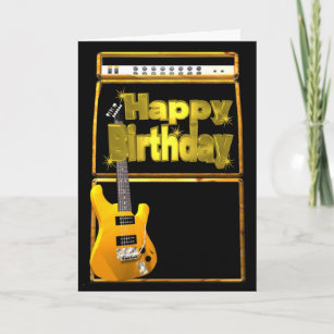 Rock And Roll Birthday Cards Zazzle