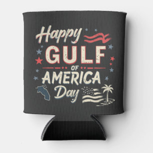Happy Gulf of America's Funny Patriotic Can Cooler