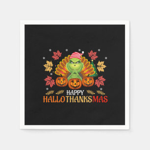 happy hallo thanksmas napkins