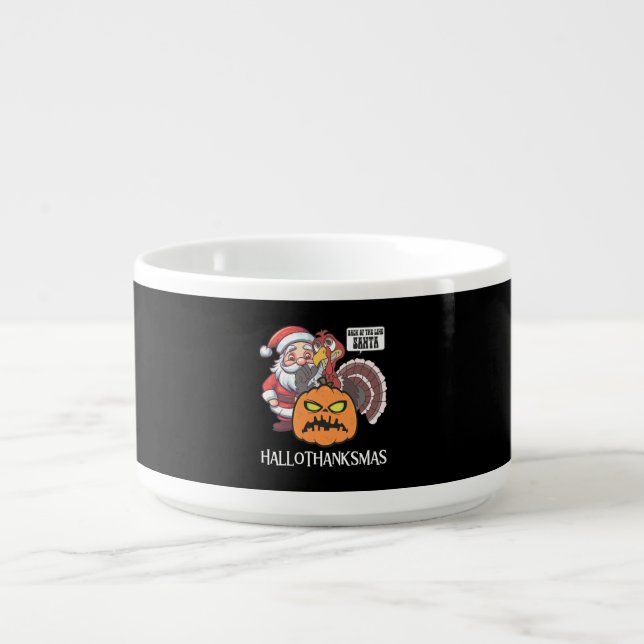 Happy Hallothanksmas Bowl (Center)