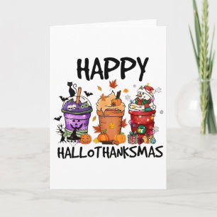 Happy Hallothanksmas Card