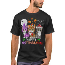 Happy HalloThanksMas Cats