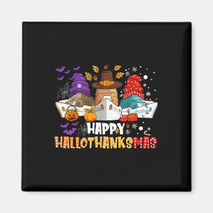 Happy Hallothanksmas Cruise Halloween Christmas Th Magnet