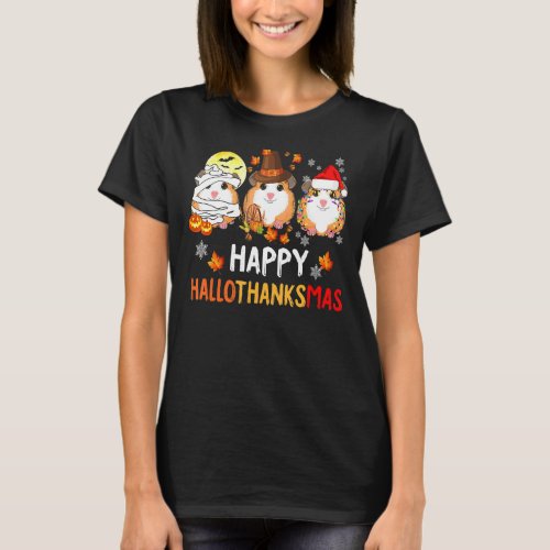 Happy Hallothanksmas Guinea Pigs T_Shirt