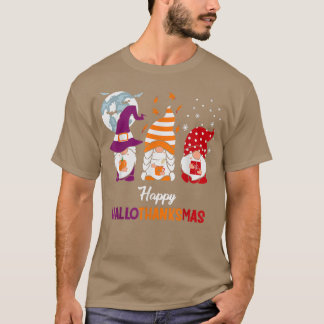 Happy Hallothanksmas Halloween Thanksgiving Christ T-Shirt