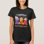 Happy Hallothanksmas Halloween Thanksgiving Merry  T-Shirt