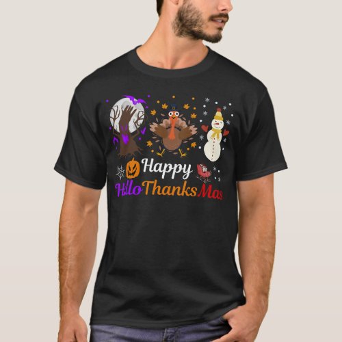 Happy HalloThanksMas T_Shirt