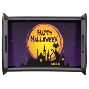 Happy Halloween 11A Serving Tray
