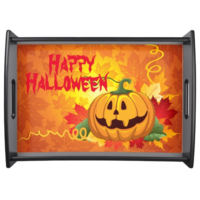 Happy Halloween 12 Serving Tray (Front)
