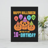 Happy Halloween 16th Birthday (Standing Front)