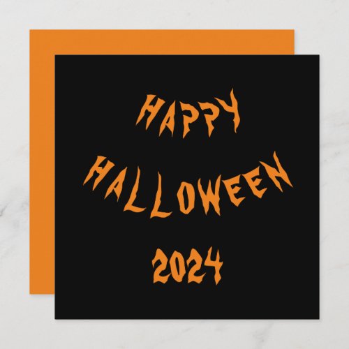 Happy Halloween 2024  Card