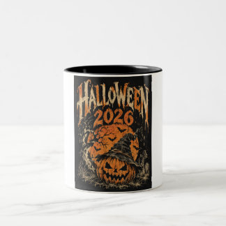 Happy Halloween 2026 Two-Tone Coffee Mug
