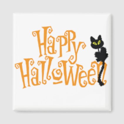 Happy Halloween 2" refrigerator magnet