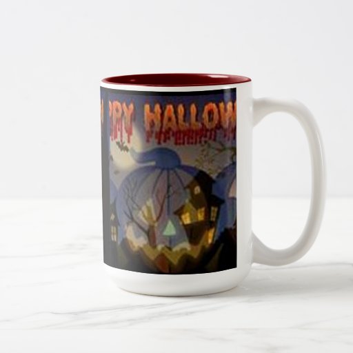 HAPPY HALLOWEEN 3 D SCARY COFFEE MUG | Zazzle