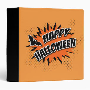 Happy Halloween 3 Ring Binder