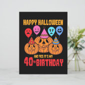 Happy Halloween 40th Birthday (Standing Front)