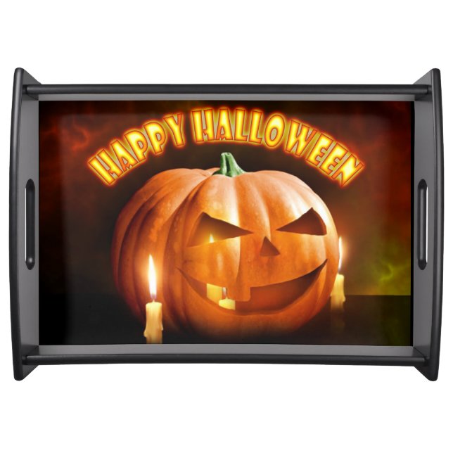 Happy Halloween 4 Serving Tray (Front)