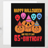 Happy Halloween 65th Birthday (Front/Back)