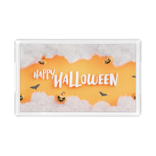 Happy Halloween Acrylic Tray