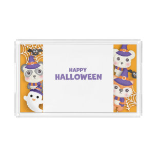 Happy Halloween Acrylic Tray