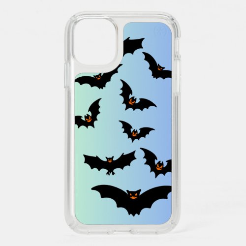 happy halloween and bats speck iPhone 11 case