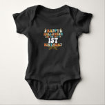 Happy Halloween And Yes It's My 1st Birthday Baby Bodysuit<br><div class="desc">Happy Halloween And Yes It's My 1st Birthday</div>