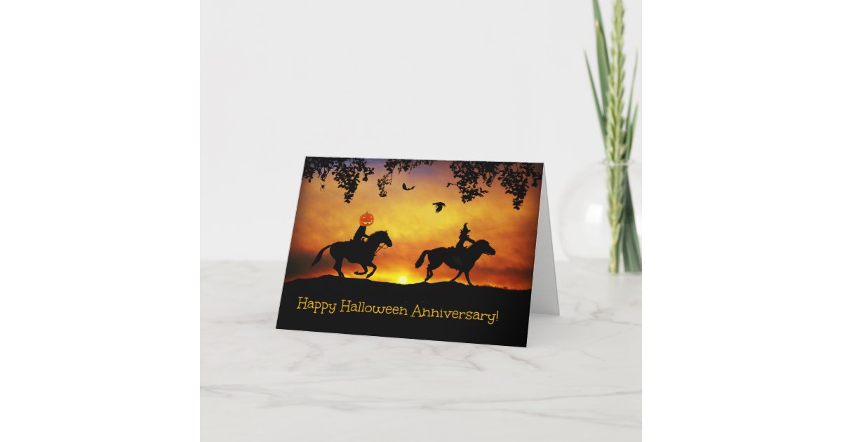 Happy Halloween Anniversary Card Zazzle happy-halloween-anniversary-card-zazzle