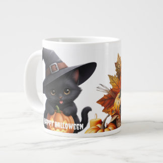 Happy Halloween Autumn Family Giant Coffee Mug