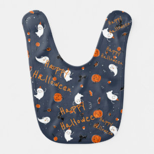 happy halloween baby bib