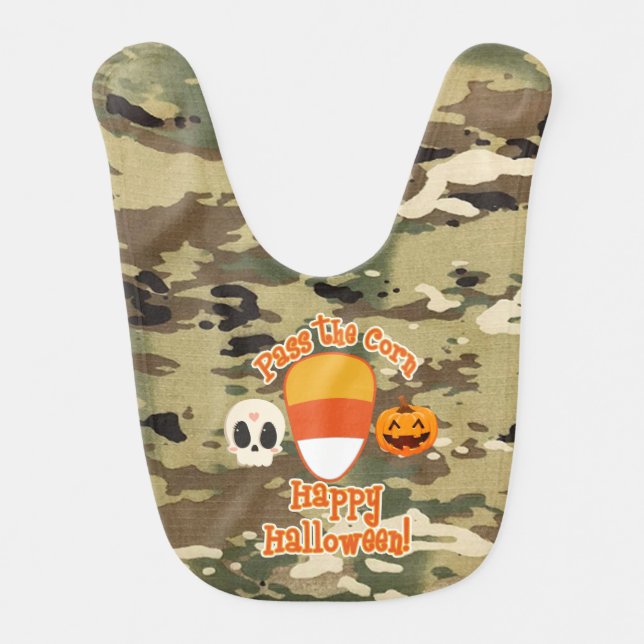 Happy Halloween  Baby Bib (Front)