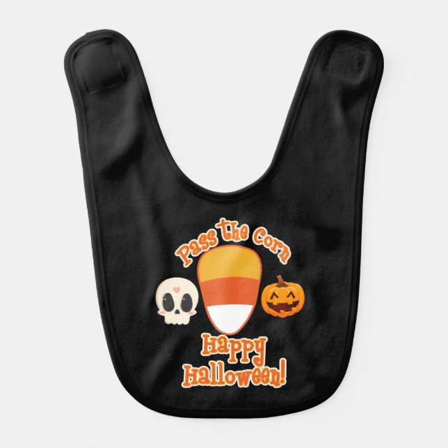 Happy Halloween  Baby Bib (Front)