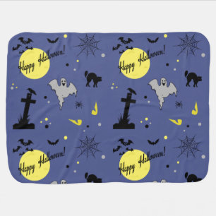 Happy Halloween Baby Blanket