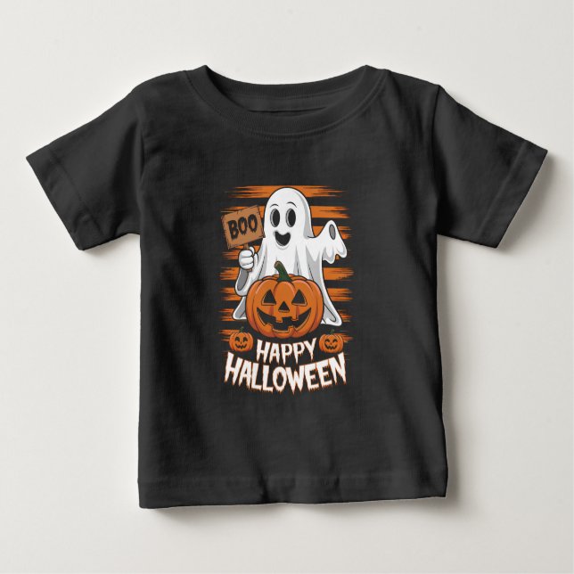 Happy Halloween Baby T-Shirt (Front)
