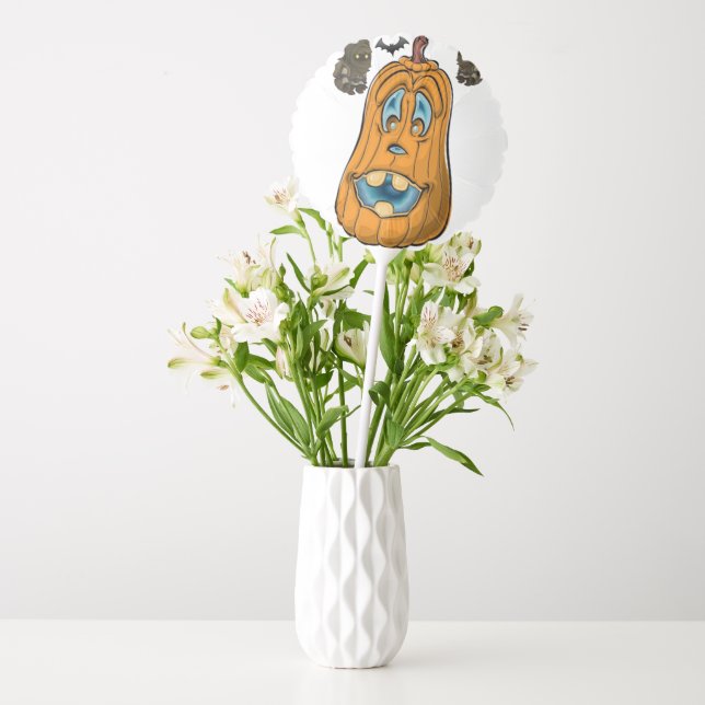 happy Halloween Balloons, Pumpkin Balloon (Vase)