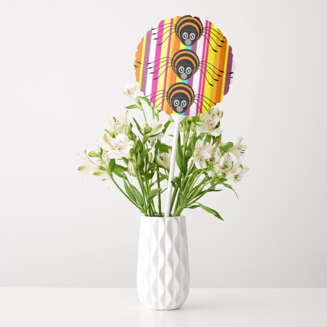 Happy Halloween Balloons, Spider Balloon (Vase)