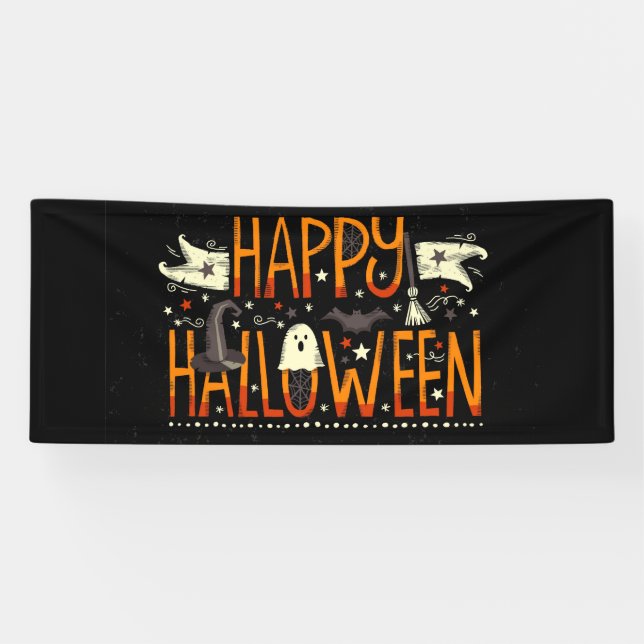 Happy Halloween Banner (Horizontal)