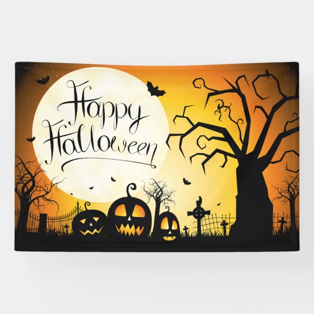 Happy Halloween Banner (Horizontal)